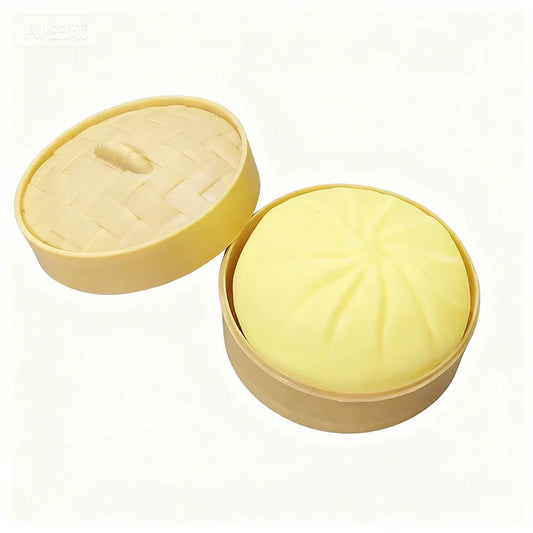 Colorful Dumpling Squishes Stress Balls Reusable Low Rebound Decompression Toys Dough Ball Unique Home Decoration Gifts